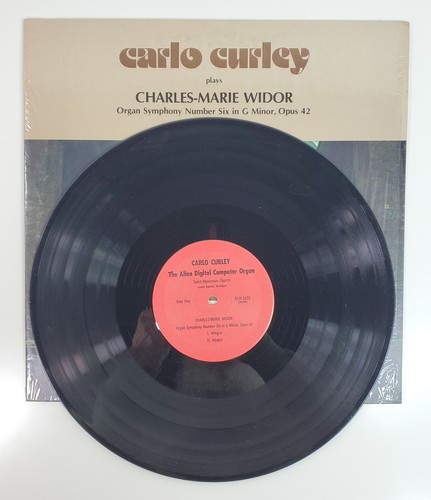 Carlo Curley Charles-Marie Widor Number 6 in G Minor 33 rpm LP Record Album - Picture 3 of 7