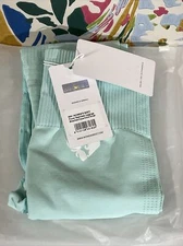 Women's Best POWER Seamless Leggings in Bleached Aqua, Women's Size XS