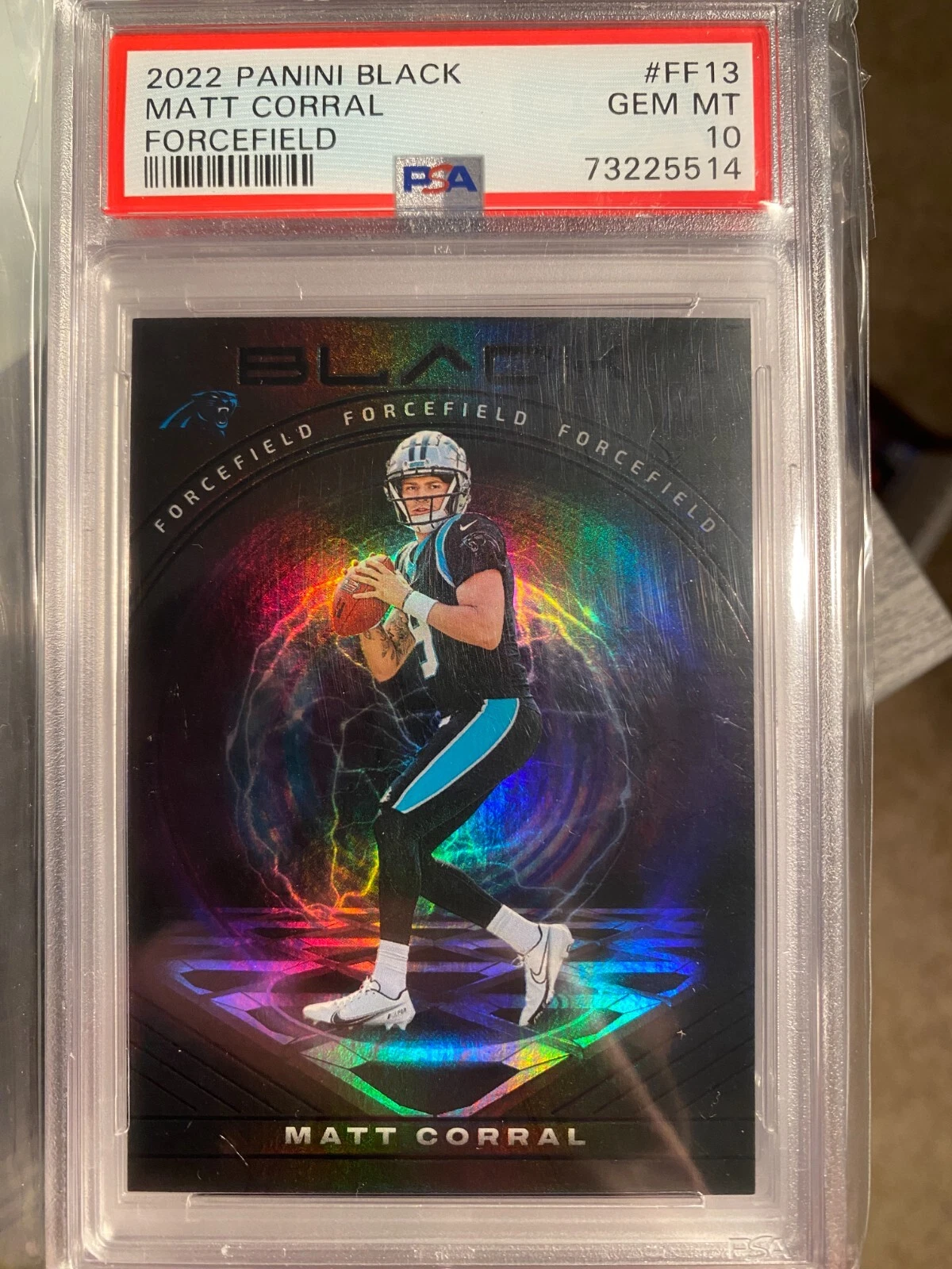 Matt Corral Panini Black Forcefield #FF13 Base
