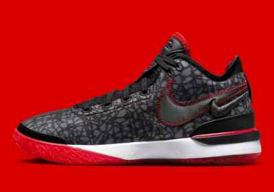 Nike Air Zoom LeBron NXXT Gen Black White Red Basketball DR8784-001 Mens Size