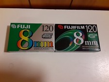 2 New Sealed Fuji 120 8mm Video Cassettes