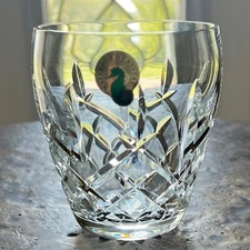 Waterford Crystal ARAGLIN Old Fashioned 9 Oz Tumbler Rocks Glass Ireland Made