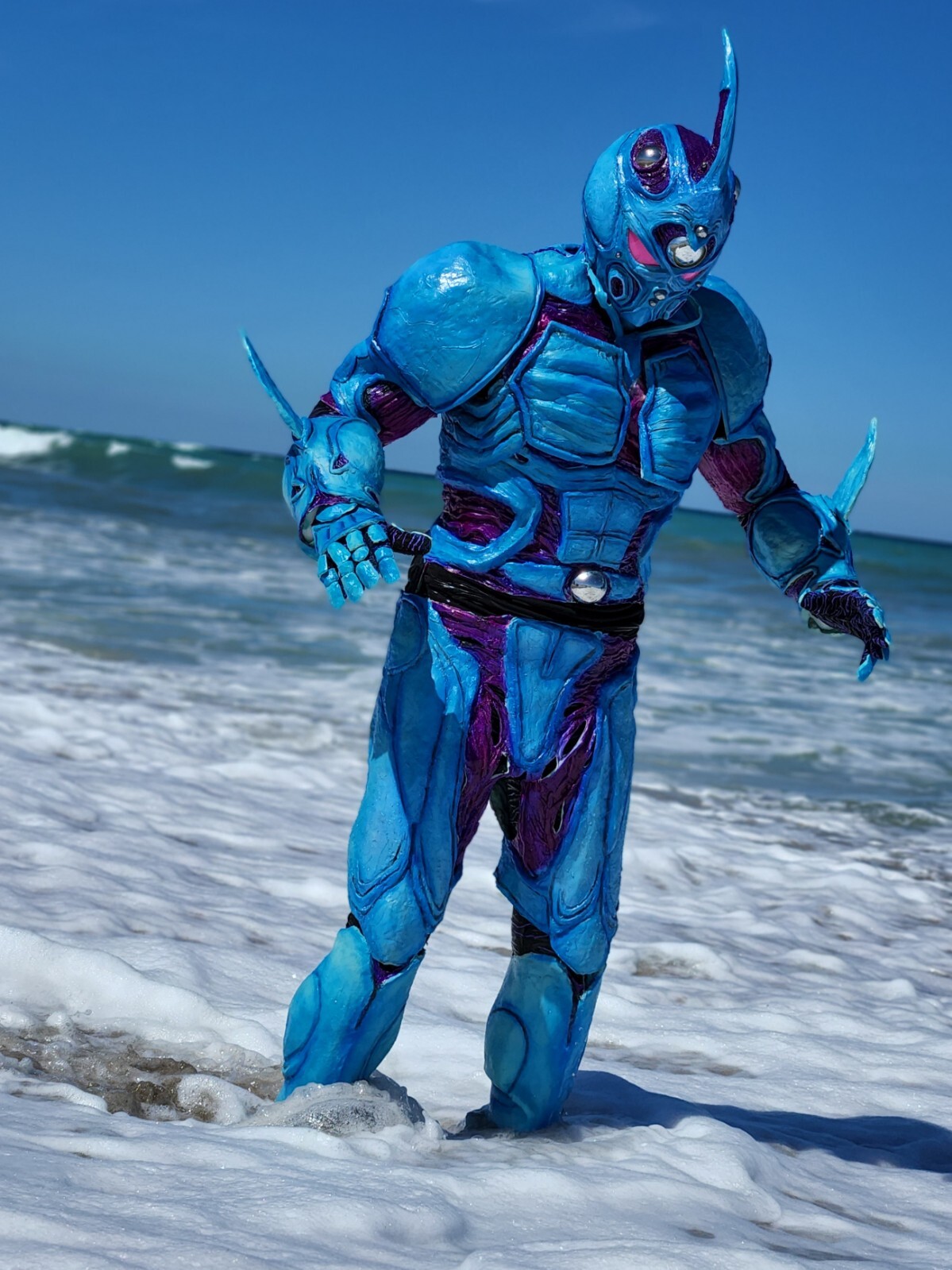 Guyver Armor Cosplay Latex Alien Predator Ironman Ven… Gem