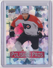 2023-24 UD ALLURE POLISHED PROS RED PARALLEL 86/99 TRAVIS SANHEIM #PP-26 FLYERS