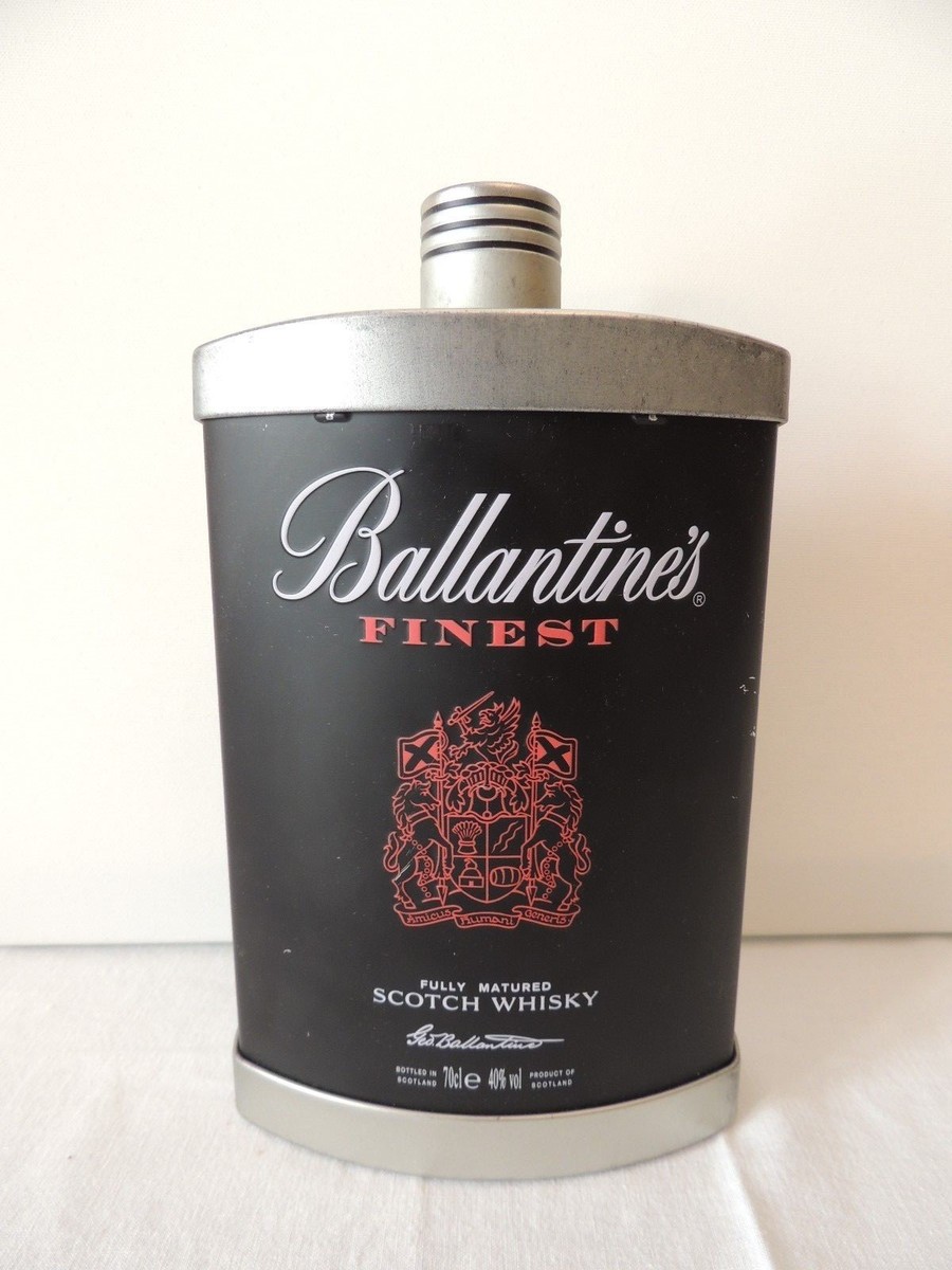 Ballantines Finest Scotch Whisky Metal Case Scotland | eBay