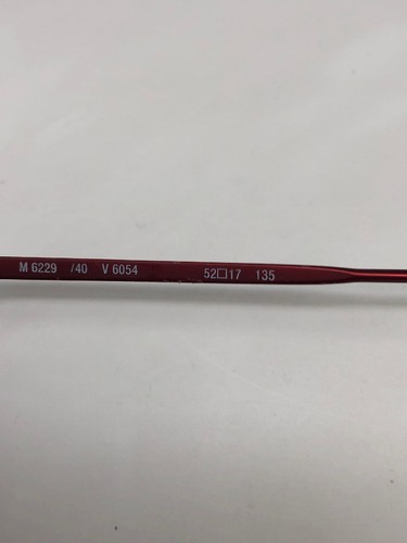 SILHOUETTE M6229/40 V6054 Eyeglasses Frame Italy 52-17-135 Burgundy Matte MP09 - Picture 7 of 9