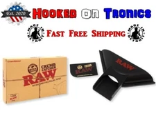 Authentic RAW CRUMB CATCHER - Detachable Funnel fits Large RAW Rolling Trays NEW