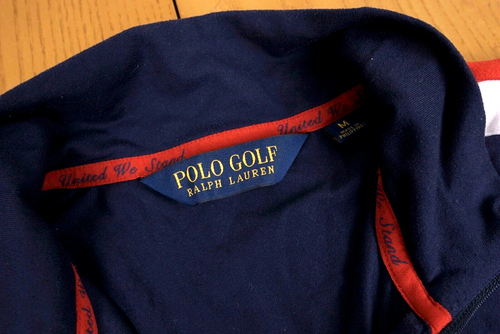 Polo Golf 2014 Ryder Cup 1/4 Zip Pullover Mens Medium USA Ralph Lauren Big Pony - Picture 4 of 12