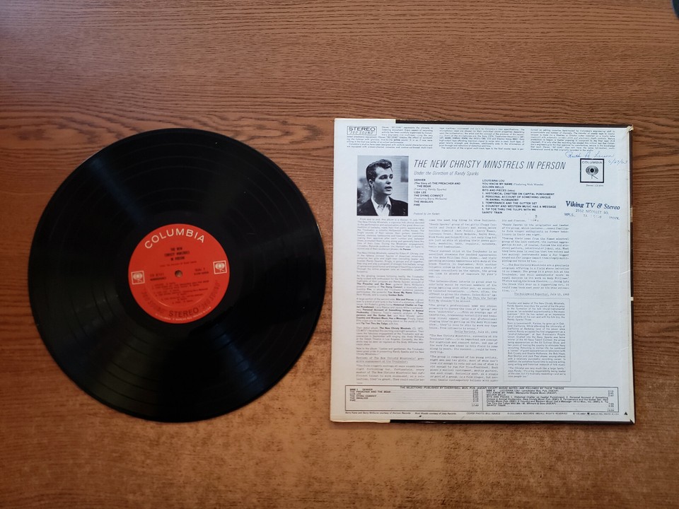 RARE 1963 VERY GOOD+ New Christy Minstrels IN PERSON LIVE AT TROUBADOUR