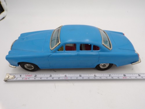 Vintage 1960's Taiyo Toys Japan Tin Friction Go-Go Mobile 9" Jaguar MIB - Picture 13 of 14