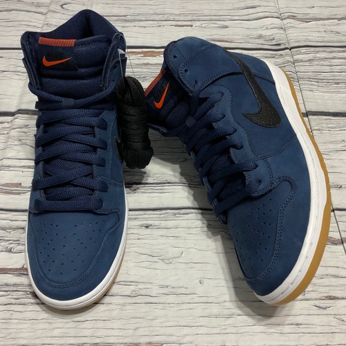 Nike SB Dunk High Pro ISO Orange Label Navy Blue Men's Size 9 Shoes  CI2692-401 | eBay