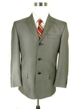 Claiborne Men's Sport Coat Blazer Silk Blend 38r Multi Color 3 Button