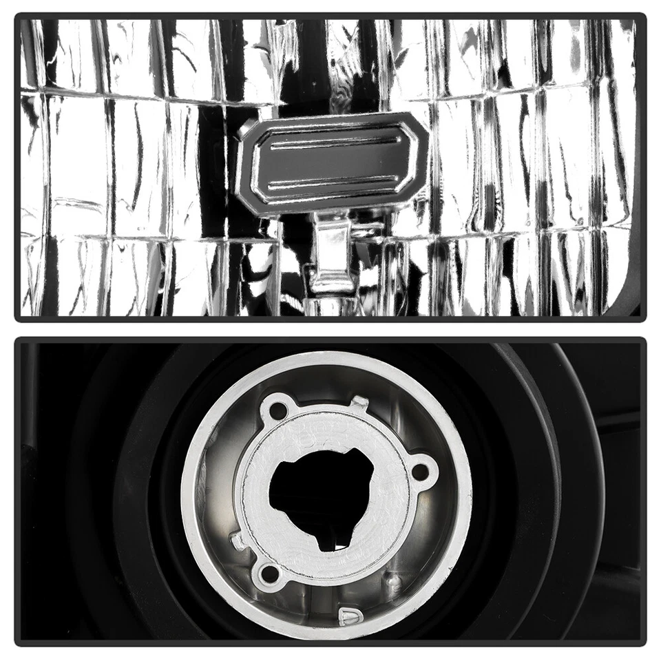 Juego de pares de faros halógenos negros izquierda+derecha para Nissan Titan|Titan XD 2016-2024 Foto 3 de 4