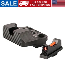 .215 Fiber Optics Sight Front Rear v3 for Glock 17 17L 19 20 22 23 24 26 27 30