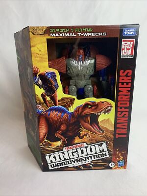 Rare Hasbro Transformers WFC Kingdom Leader Class WFC-K37 Maximal T-Wrecks