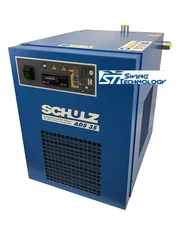 SCHULZ 35 CFM REFRIGERATED COMPRESSED AIR DRYER, 7.5HP & 10HP COMPRESSORS, 115V