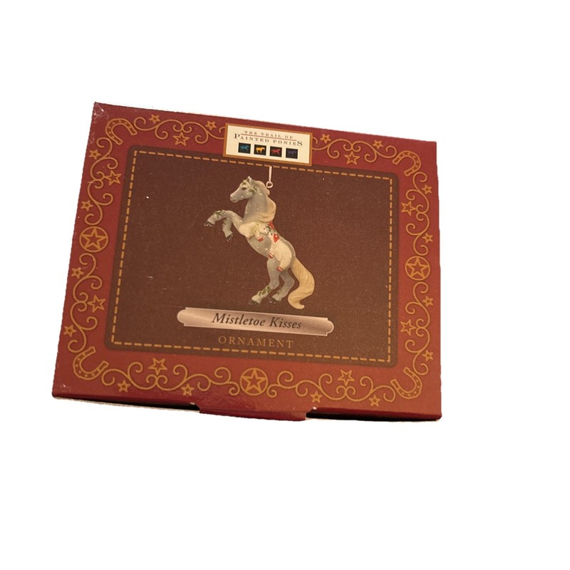 Enesco The Trail of Painted Ponies Ornament Mistletoe Kisses NIB 2020