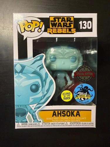 Funko Pop! Star Wars Rebels Ahsoka #130 - LA Comic Con Exclusive GITD
