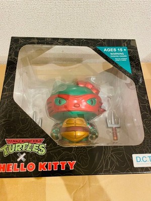 Sanrio Hello Kitty x TMNT Raphael Red Rare Figur 2000s Limited Edition