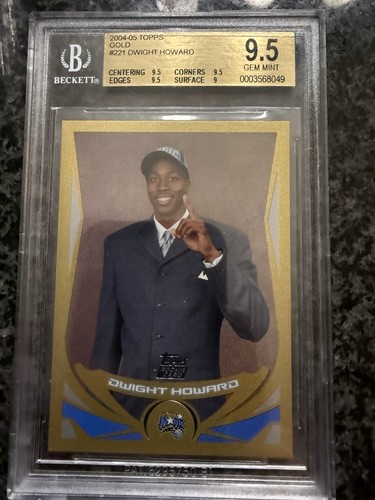 Dwight Howard [Gold] #221 2004 Topps card