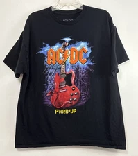 ac/dc power up tour 2025 tshirt Shirt XL Guitar Graphic Print Official Licensed