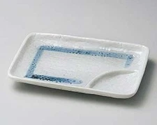 Japanese tableware T153 158 6.0 partition plate Made in Japan Japanese Ceramic P