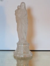 ANTIQUE VIRGIN AND CHILD BACCARAT LARGE MODEL BACCARAT SIGN