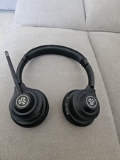 JLab GO Work Wireless  Wired On-Ear Headset - Black: USB-C Connection