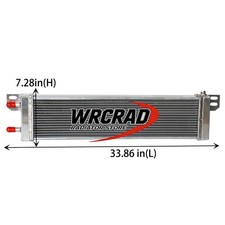 Air To Water Intercooler 30x7universal Aluminum Heat Exchanger Turbo Charged