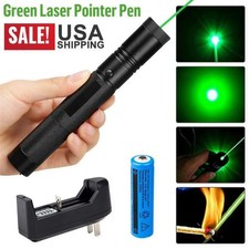 Green Presentation Laser Pointer Pen 1mW Rechargeable Office Pointer