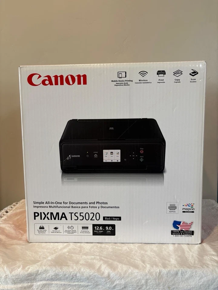 BRAND NEW Unopened Canon Pixma TS5020 Printer - Edible Printing compatible - Image 2 of 3