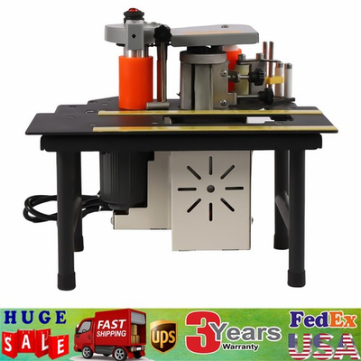 #ad #ad Portable Edge Banding Machine Edge Bander Double Side Gluing Banding Machine 15W $242.55