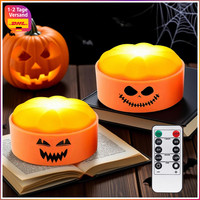 Halloween LED KüRbis Lichter 4 StüCk Mit Fernbedienung Batteriebetrieben Deko