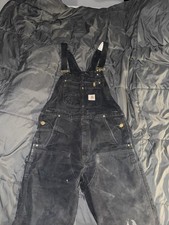 Carhartt double knee overalls black