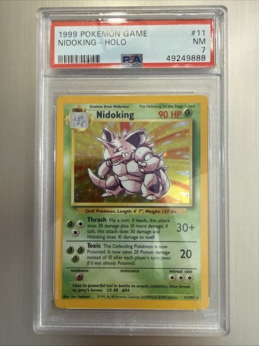 Nidoking graded PSA 7 for sale on eBay