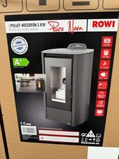 Rowi Pelletofen Stahl Schwarz 5 kW HPO 5 / 1 PURO NOVA