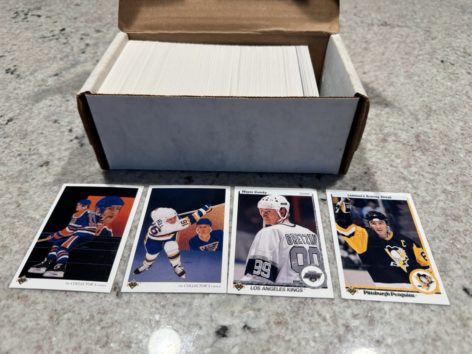 1990 Upper Deck 400 Card NHL Hockey Base Set NMT MINT Gretzky Hull Jagr Rookie