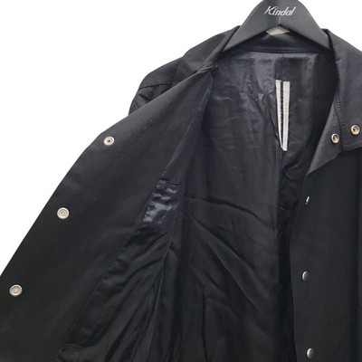 RICK OWENS Bauhaus Coat Long Coat Black 3821 Size:54 Jacket