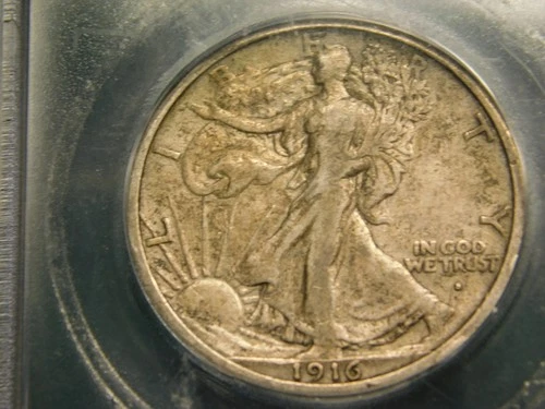 1916 S   Walking Liberty Half    Item # 1817