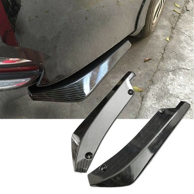 For Chevy Camaro 1LE ZL1 Carbon Fiber Rear Bumper Lip Diffuser Splitter Canard