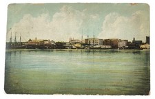 St John's River Front View ~ Jacksonville Florida FL ~ Antique 1900s Postcard