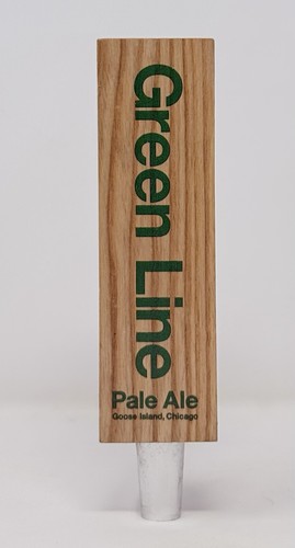 Goose Island Beer Co. (Chicago, IL) Green Line Pale Ale 7.5" Beer Tap Handle