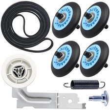 Samsung DV50F9A8EVP/A2 Dryer Drum Rollers Belt Pulley Kit