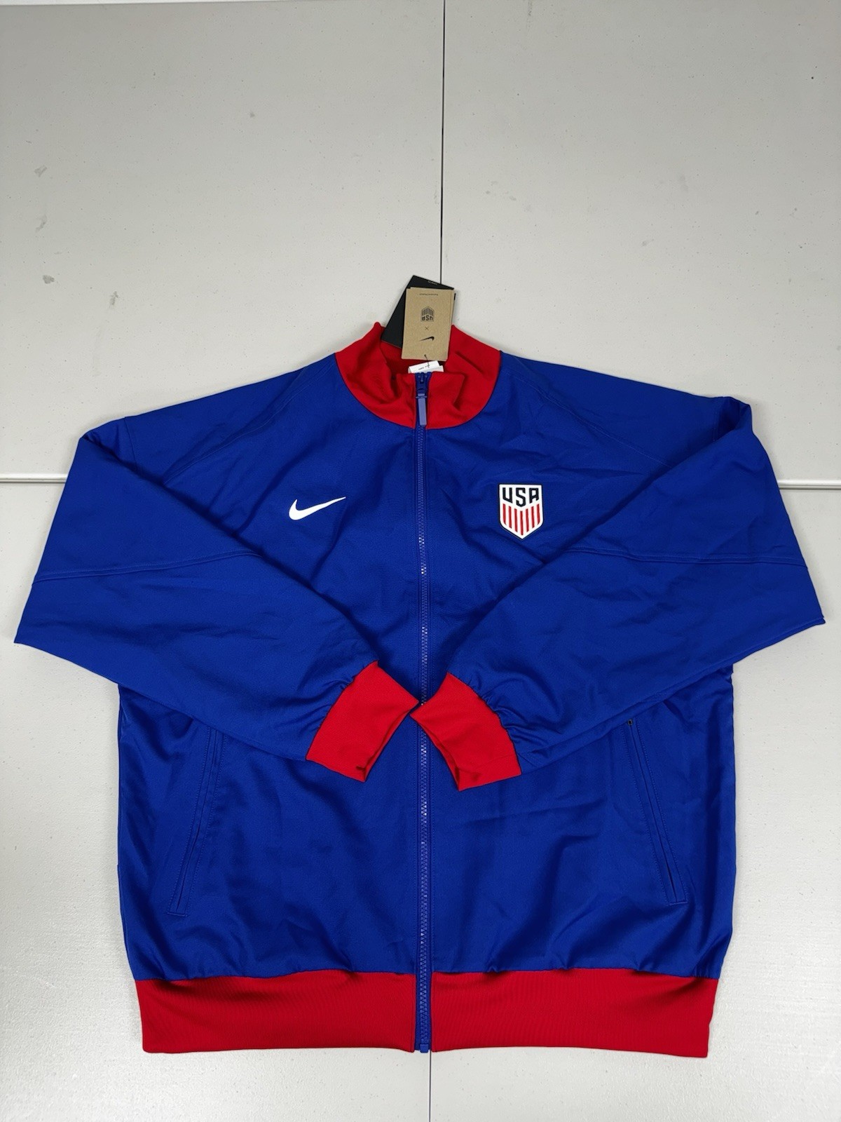 Men's Nike Dri-Fit USMNT Strike USA Soccer Jacket Sweater FJ2910-417 $150 Size M
