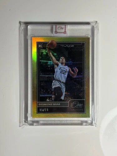 2020-21 Panini One and One Desmond Bane RC Gold Rookie /10