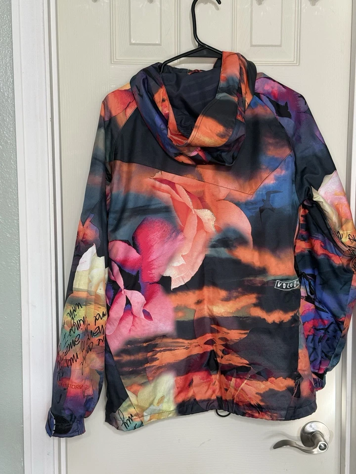 Volcom Nimbus Iconic Women’S Vibrant Multicolor Women's Full Zip Jacket XS - Image 4 of 4