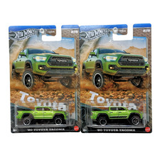Hot Wheels Silver Series 2020 Toyota Tacoma 164 Diecast Lot of 2 w/ Tampo ERROR
