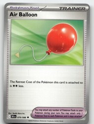 Air Balloon 079/086 SV: Black Bolt Uncommon Pokemon TCG
