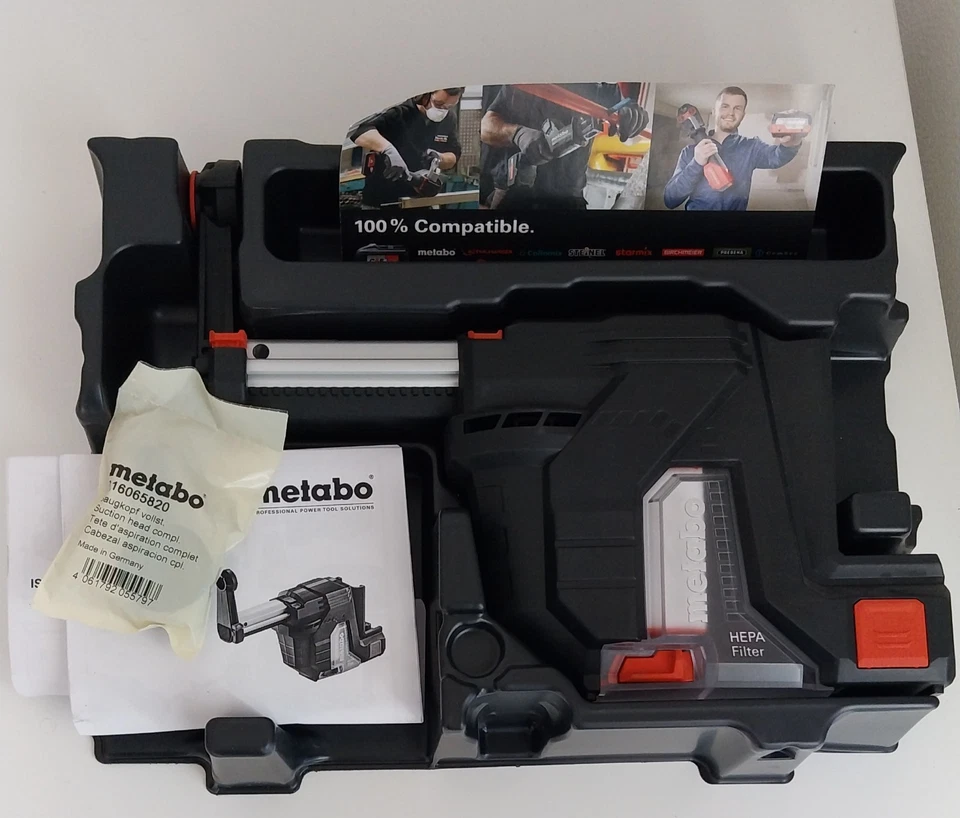 Extracteur poussiéres pour perceuse, perforateur , ISA18LTX24 METABO neuf - Photo 1/4