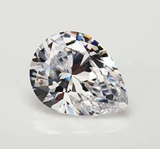 3.00 Carat Pear Cut White Diamond VVS1 Color Certified Loose Gemstone gia rcvd 5 66.33 per carat